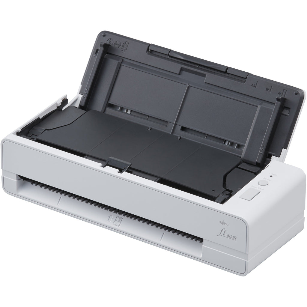 Fujitsu fi-800R Ultra-Compact, Color Duplex Document Scanner with Dual Auto Document Feeders (ADF) - 24-bit Color - 8-bit Grayscale - 40 ppm (Mono) - 40 ppm (Color) - Duplex Scanning - USB - PA03795-B005 - eCommerce Business Prime
