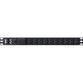 ATEN PE0210S 10-Outlets PDU - Basic - NEMA L5-20P - 10 x NEMA 5-20R - 120 V AC - 1U - Rack-mountable, Wall-mountable - PE0210SA - eCommerce Business Prime