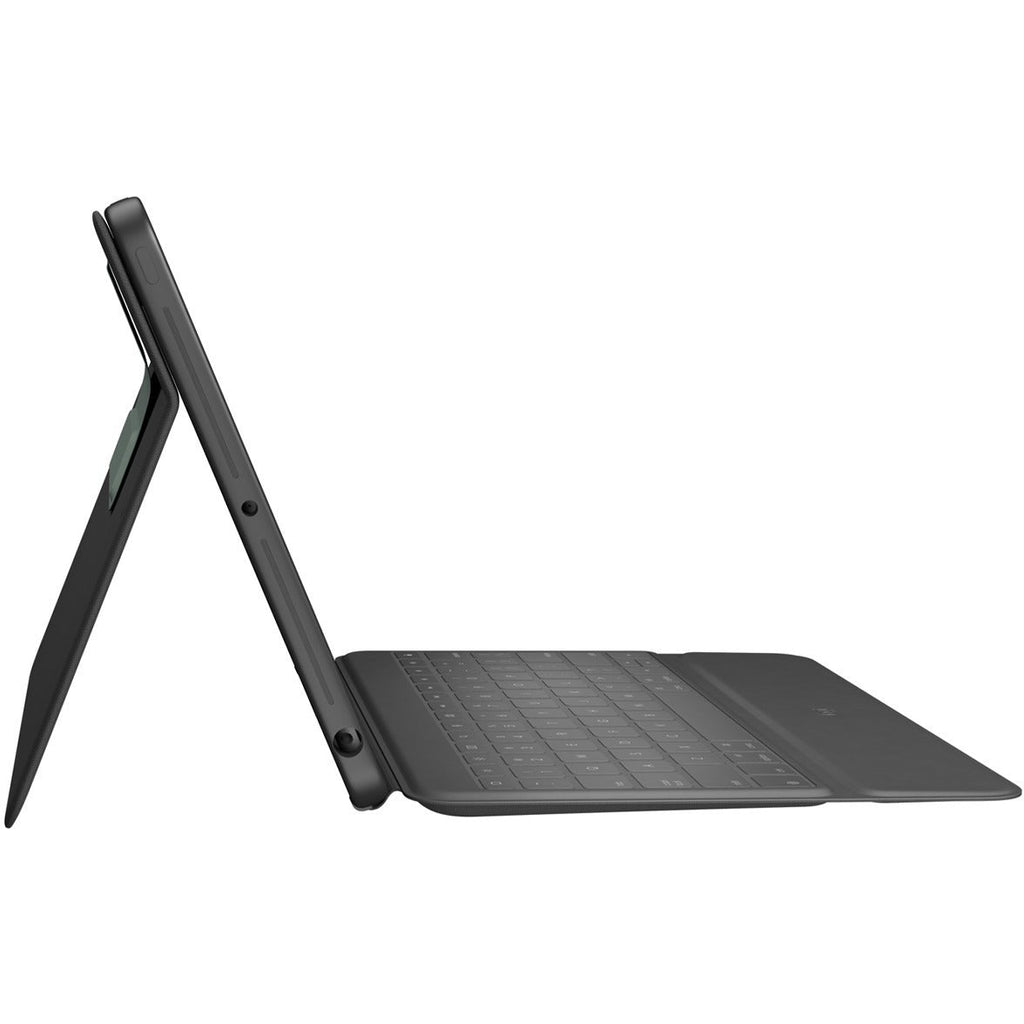 Logitech Rugged Folio Rugged Keyboard/Cover Case (Folio) Apple, Logitech iPad (7th Generation), iPad (8th Generation), iPad (9th Generation) Tablet - Graphite - Spill Proof, Dirt Resistant, Shock Abso...  - 920-009312 - eCommerce Business Prime