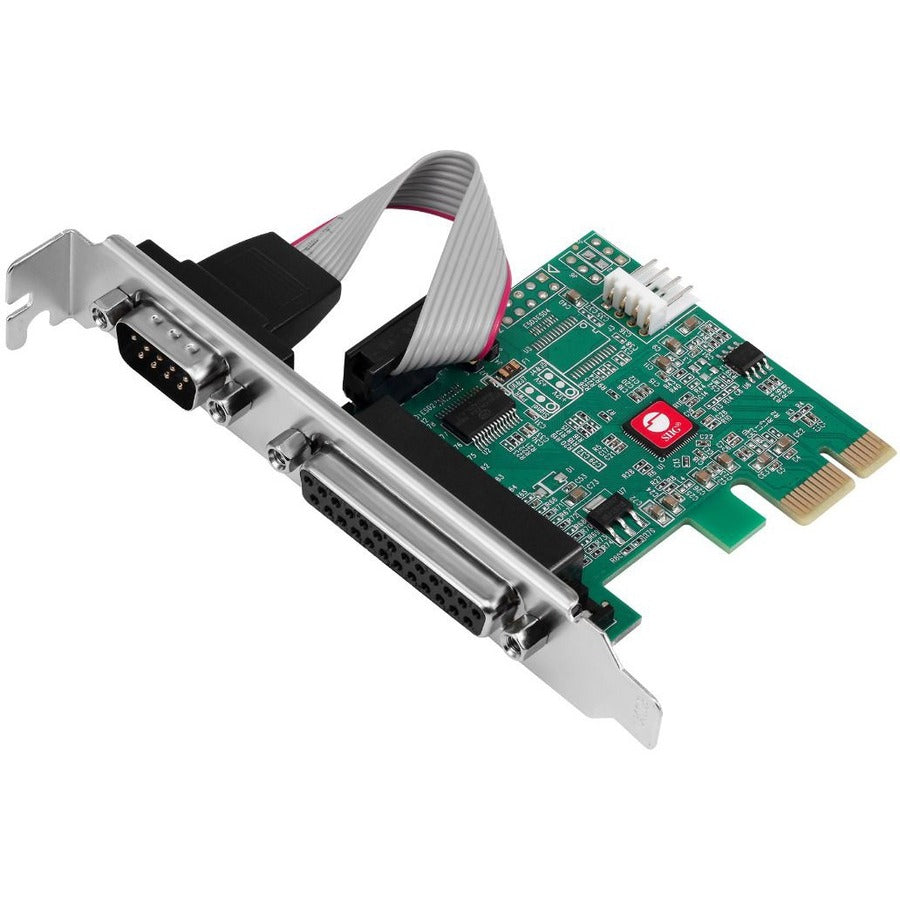 SIIG DP Cyber 1S1P PCIe Card - Full-height Plug-in Card - PCI Express 2.0 x1 - PC - 1 x Number of Parallel Ports External - 1 x Number of Serial Ports External - JJ-E20311-S1 - eCommerce Business Prime