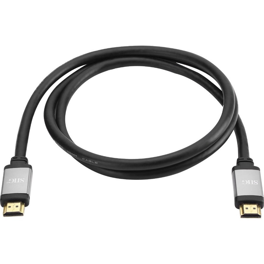 SIIG Ultra High Speed HDMI Cable - 4ft - 4 ft HDMI A/V Cable for Audio/Video Device, Gaming Console, Projector, Notebook, Blu-ray Player, HDTV, Monitor - First End: 1 x HDMI 2.1 Type A Digital Audio/V...  - CB-H20Y11-S1 - eCommerce Business Prime