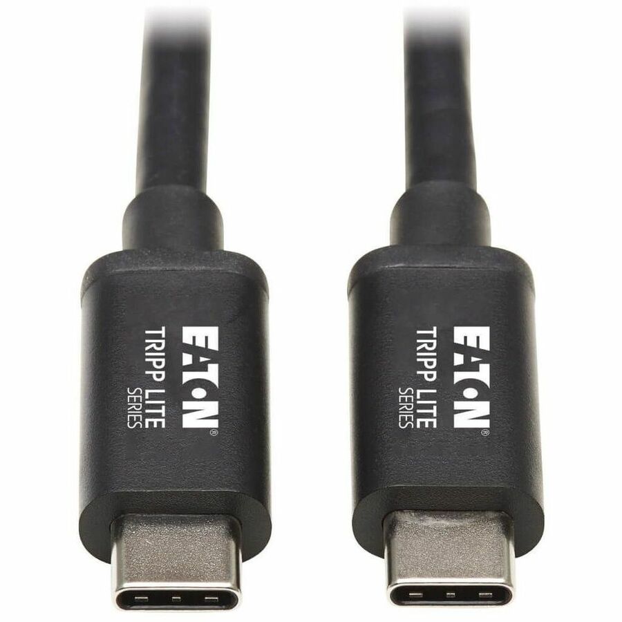 Tripp Lite Thunderbolt 3 Cable 40 Gbps Passive 5A 100W PD 4K USB C M/M 0.5M - 1.64 ft Thunderbolt 3 Video/Data Transfer Cable for MacBook, Chromebook, Ultrabook, External Hard Drive, Docking Station, ...  - MTB3-00M5-5A-B - eCommerce Business Prime