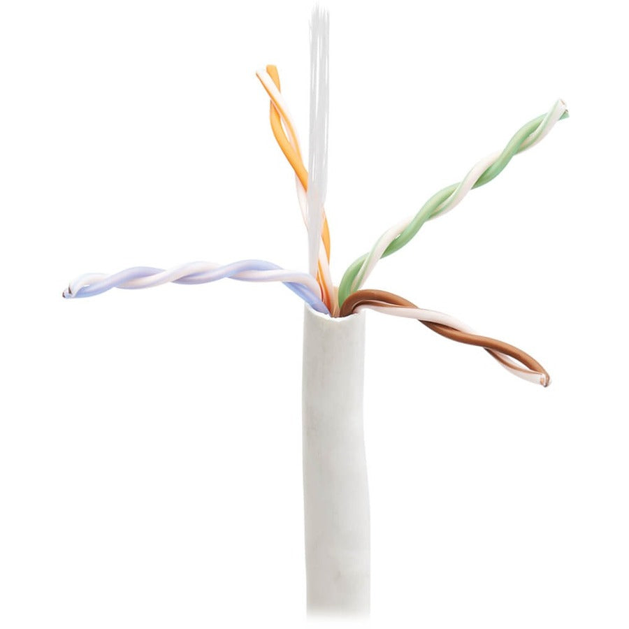 Tripp Lite Cat6 Ethernet Cable - Bulk Patch CMP-LP 0.5A Plenum, White, 1000 ft. - 1000 ft Network Cable for Network Device, Computer, Router, Modem, Surveillance Camera - Bare Wire - Bare Wire - 1 Gbi...  - N224-01K-WH-LP5 - eCommerce Business Prime
