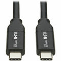 Tripp Lite USB Type C to USB C Cable USB 2.0 5A Rating USB-IF Cert M/M 2M - 6.56 ft USB-C Data Transfer Cable for Power Bank, MacBook Pro, Charger, Mobile Device, Smartphone, MacBook, Notebook, Dockin...  - U040-C2M-C-5A - eCommerce Business Prime