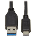 Tripp Lite USB C to USB-A Cable USB Type C 3.1 Gen 2, 10 Gbps M/M USB Type C 20in - 1.67 ft USB Data Transfer Cable for Wall Charger, Car Charger, External Hard Drive, Flash Drive, Computer, Notebook,...  - U428-20N-G2 - eCommerce Business Prime