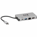 Tripp Lite USB C Docking Station 4k USB Hub HDMI VGA Gbe PD Charging Gray - for Notebook/Tablet/Smartphone - 100 W - USB Type C - 3 x USB 3.0 - Network (RJ-45) - HDMI - Thunderbolt - Wired - U442-DOCK6-GY - eCommerce Business Prime