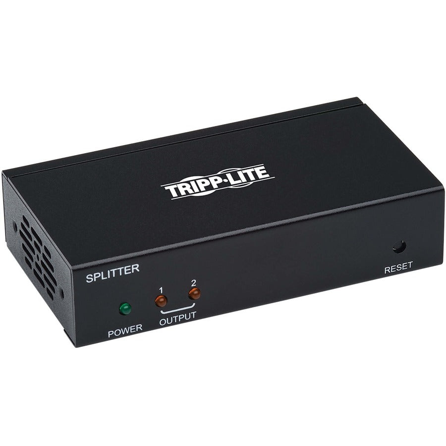 Tripp Lite HDMI Over Cat6 Extender Splitter 2-Port w/ PoC 4K@60Hz 4:4:4, HDR, TAA - 1 Input Device - 200 ft Range - 2 x Network (RJ-45) - 1 x HDMI In - 4K - 3840 x 2160 - Twisted Pair - Category 6 - T...  - B127P-002-H - eCommerce Business Prime