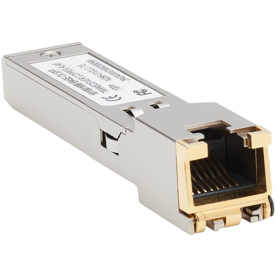 Tripp Lite Cisco Compatible GLC-TE-SF Transceiver 10/100/1000Base Cat6 100M - For Data Networking - 1 RJ-45 Female 1000Base-TX Network LAN - Twisted PairGigabit Ethernet - 1000Base-TX - Hot-swappable - N286-01GLC-TE - eCommerce Business Prime