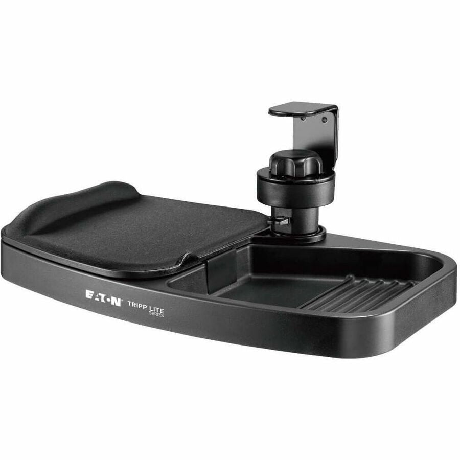 Tripp Lite Under-Desk Clamp Storage Tray w/ Built-In Mouse Pad & Wrist Rest - 6.60 lb Load Capacity - DMUDSC - eCommerce Business Prime