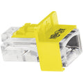 Tripp Lite Universal RJ45 Locking Insert Patch Panel Wall Plate Yellow 10 Pack - N2LPLUG-010-YW - eCommerce Business Prime