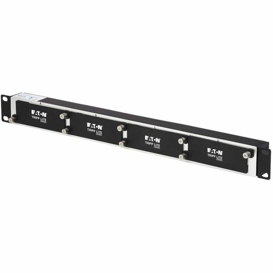 Tripp Lite High-Density Copper/Fiber Enclosure Mini Panel, 1U, 4-Cassette Capacity - For LAN Switch, Patch Panel - 1U Rack Height - Rack-mountable - Black - Cold Rolled Steel, Aluminum, Plastic - N484-01U-MINI - eCommerce Business Prime