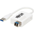 Tripp Lite USB MMF Fiber Transceiver Ethernet Adapter 10/100/1000Mbps LC - USB 3.0 Type A - 1 Port(s) - Optical Fiber - U336-MMF-1G-LC - eCommerce Business Prime
