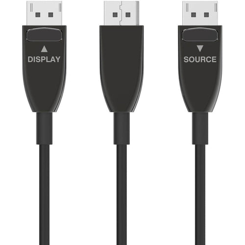 4XEM 30M 100FT Active Optical Fiber 1.4 DisplayPort Cable - 98.43 ft Fiber Optic A/V Cable for Audio/Video Device, Home Theater System, Digital Signage Player - First End: 1 x DisplayPort 1.4 Digital ...  - 4XFIBERDPAOC30M - eCommerce Business Prime