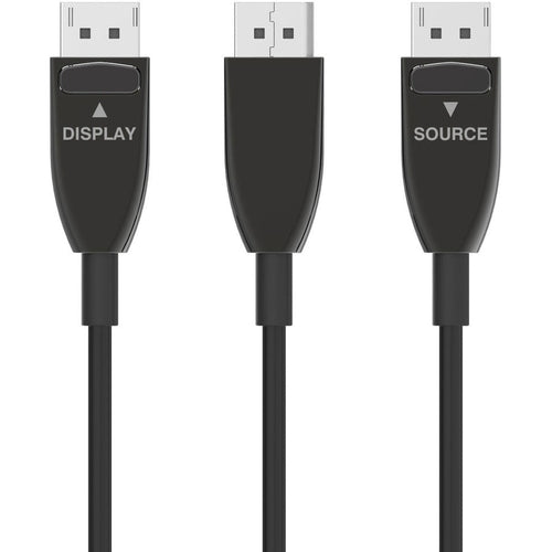 4XEM 10M 33FT Active Optical Fiber 1.4 DisplayPort Cable - 32.81 ft Fiber Optic A/V Cable for Audio/Video Device, Home Theater System, Digital Signage Player - First End: 1 x DisplayPort 1.4 Digital A...  - 4XFIBERDPAOC10M - eCommerce Business Prime