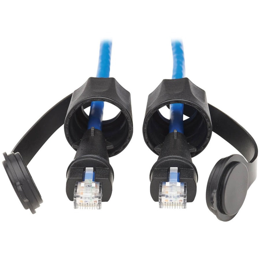 Tripp Lite Cat6 Industrial UTP Ethernet Cable RJ45 100W PoE CMR-LP Blue 3ft - 3 ft Category 6 Network Cable for Network Device, Digital Signage Display, PoE-enabled Device, Surveillance Camera, VoIP D...  - N200P-003BL-IND - eCommerce Business Prime