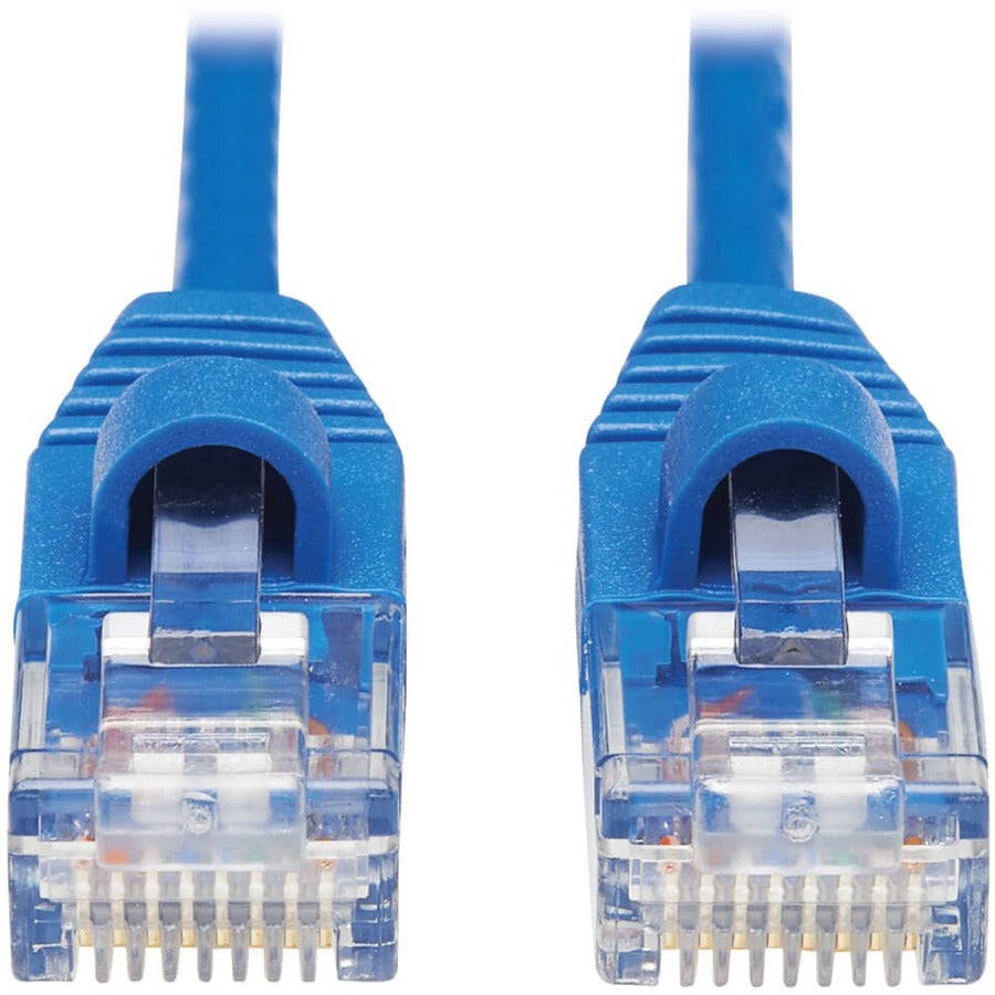Tripp Lite Cat6a 10G Snagless Molded Slim UTP Network Patch Cable (M/M), Blue, 10 ft. - 10 ft Category 6a Network Cable for Computer, Server, Router, Printer, Switch, Network Device, Hub, Modem, Patch...  - N261-S10-BL - eCommerce Business Prime