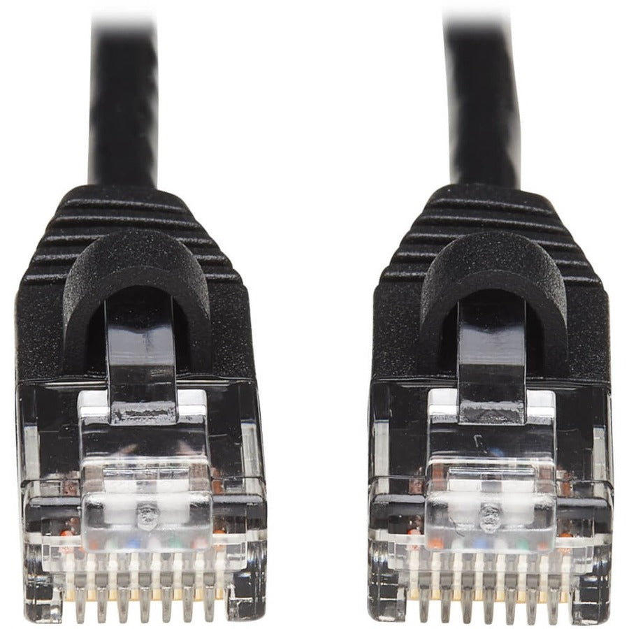 Tripp Lite Cat6a 10G Snagless Molded Slim UTP Network Patch Cable (M/M), Black, 15 ft. - 15 ft Category 6a Network Cable for Computer, Server, Router, Printer, Switch, Network Device, Hub, Modem, Patc...  - N261-S15-BK - eCommerce Business Prime