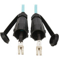 Tripp Lite Duplex MMF Fiber Patch Cable Industrial 50/125 OM3 LC/LC Aqua 2M - 6.56 ft Fiber Optic Network Cable for Network Device, Patch Panel, Wallplate - First End: 2 x LC Male Network - Second End...  - N820-02M-IND - eCommerce Business Prime