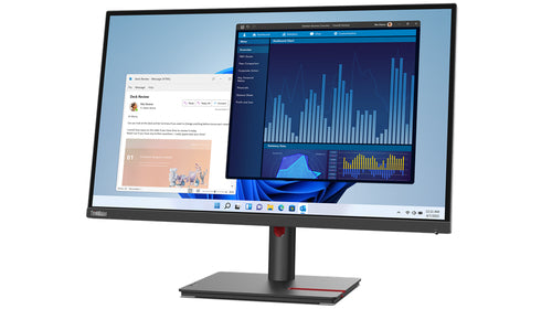 Lenovo ThinkVision T27p-30 68.6 cm (27") 3840 x 2160 pixels 4K Ultra HD LED Black - eCommerce Business Prime