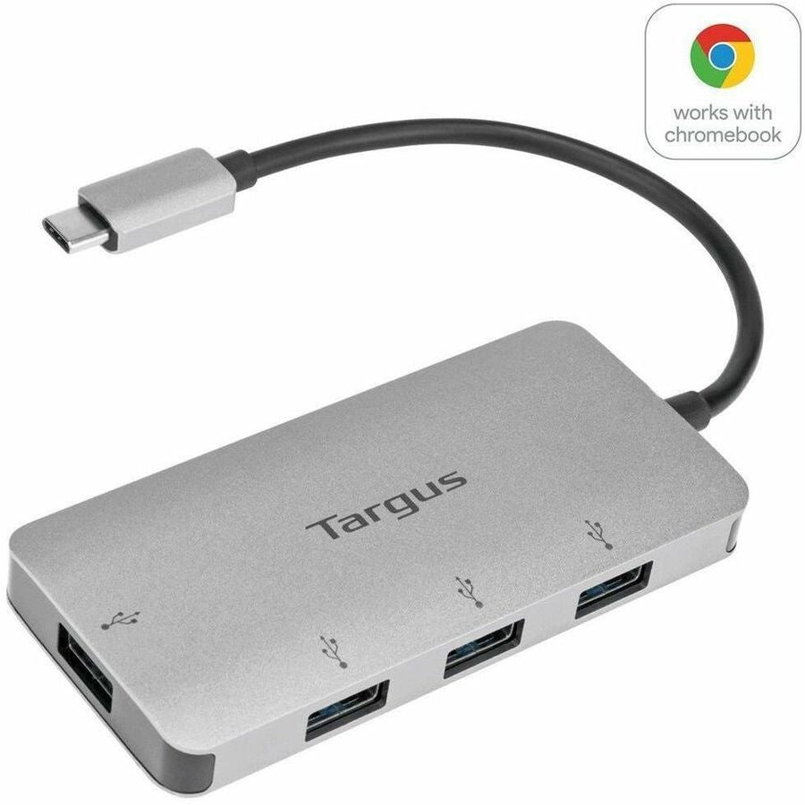 Targus USB-C to 4-Port USB-A Hub - USB Type C - External - 4 USB Port(s) - 4 USB 3.0 Port(s) - PC, Mac, Chrome - ACH226BT - eCommerce Business Prime