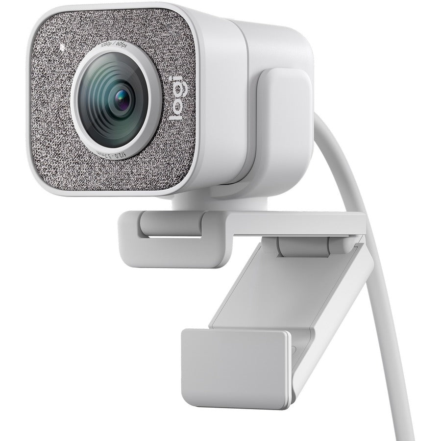 Logitech StreamCam Webcam - 60 fps - White - USB 3.1 - 1920 x 1080 Video - Auto-focus - Microphone - Computer, Monitor - 960-001289 - eCommerce Business Prime