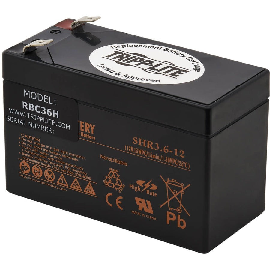 Tripp Lite Replacement Battery Cartridge for AVR550U / AVRX550U UPS Systems - Leak Proof/Maintenance-free - 3 Year Minimum Battery Life - 5 Year Maximum Battery Life - RBC36H - eCommerce Business Prime