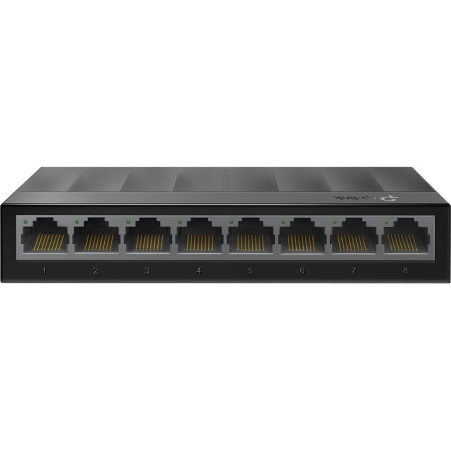 TP-Link LS1008G - Litewave 8 Port Gigabit Ethernet Switch - Desktop Ethernet Splitter - Plastic Case - Unshielded Network Switch - Plug & Play - Fanless Quiet - Unmanaged - LS1008G - eCommerce Business Prime