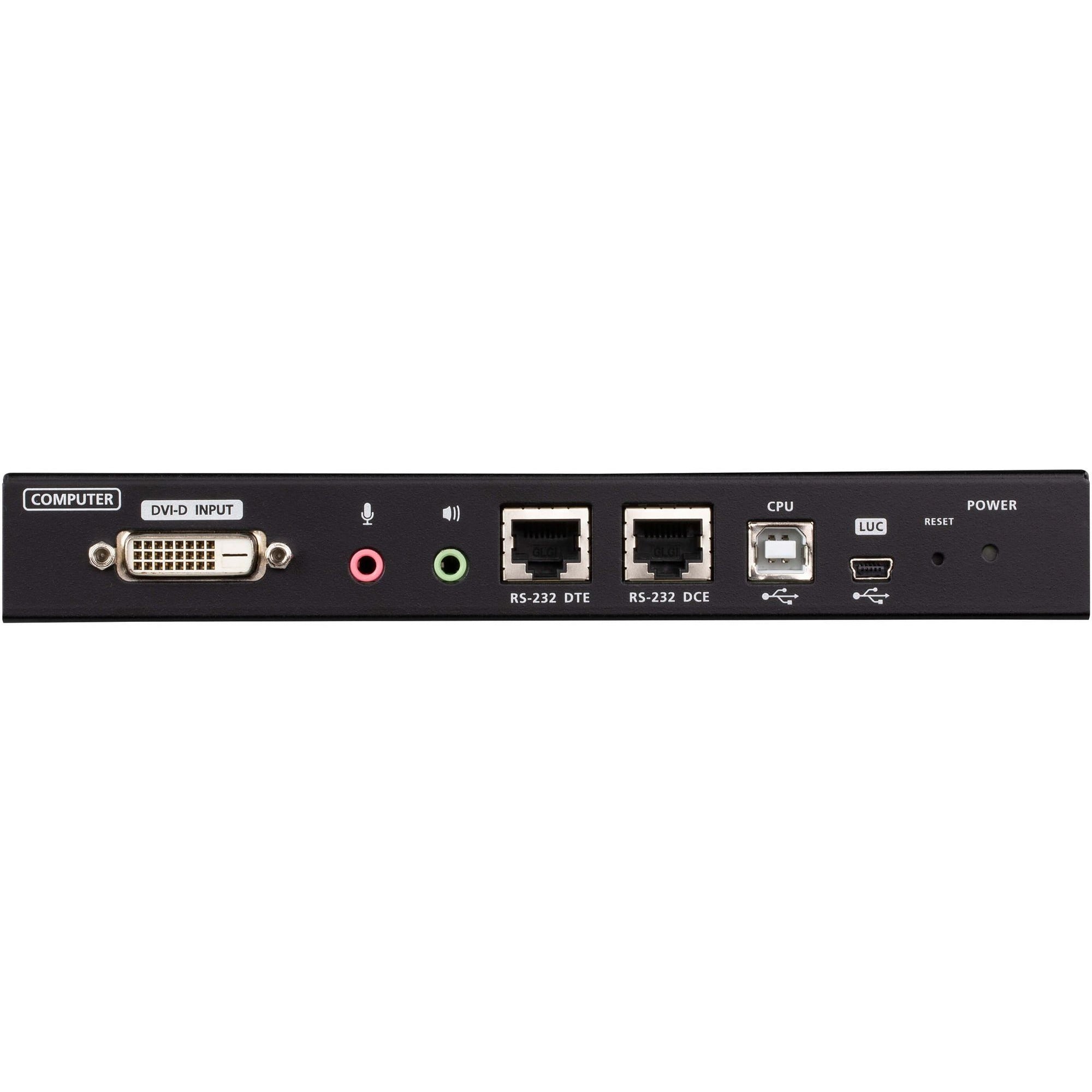ATEN 1-Local/Remote Share Access Single Port DVI KVM over IP Switch - 1 Computer(s) - 1 Local User(s) - 1920 x 1200 Maximum Video Resolution - 2 x Network (RJ-45) - 1 x PS/2 Port - 4 x USB - 2 x DVI -...  - CN9600 - eCommerce Business Prime