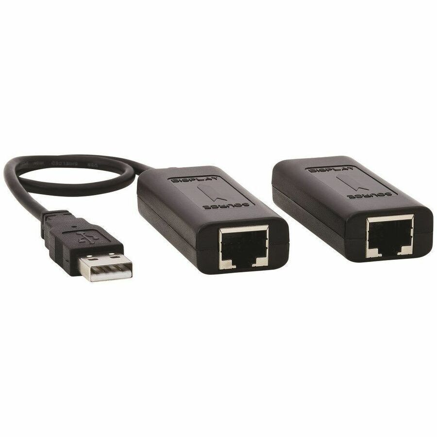 Tripp Lite USB over Cat5/Cat6 Extender Kit 1-Port with PoC USB 2.0 164 ft. - 1 Input Device - 1 Output Device - 164 ft Range - 2 x Network (RJ-45) - 3 x USB - Full HD - 1920 x 1080 - Twisted Pair - Ca...  - B203-101-POC - eCommerce Business Prime