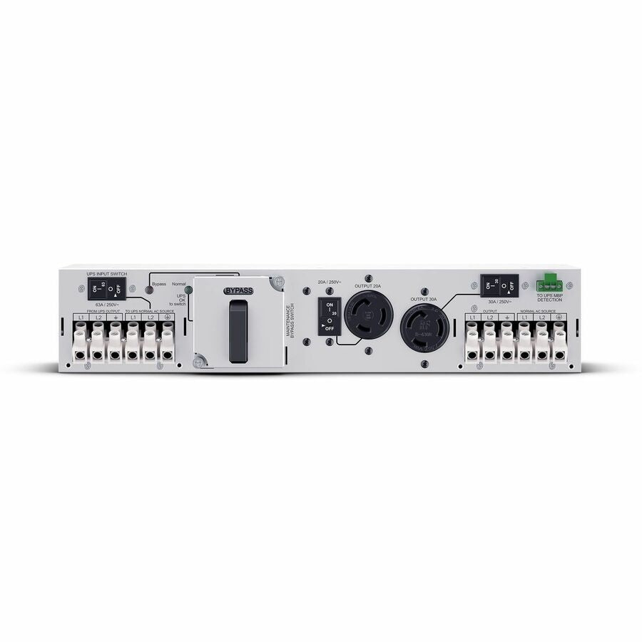 CyberPower MBP63A2 208 VAC 63A Maintenance Bypass UPS - 3 Outlets, 3.3 ft, Horizontal, 2U, 3YR Warranty - MBP63A2 - eCommerce Business Prime