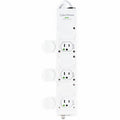 CyberPower MPV615S Professional 6 - Outlet Surge with 1560 J - Clamping Voltage 600V, 15 ft, NEMA 5-15P-HG, EMI/RFI Filtration, White, Lifetime Warranty - MPV615S - eCommerce Business Prime