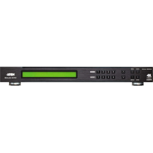 ATEN 4 x 4 True 4K HDMI Matrix Switch with Scaler - 3840 × 2160 - 4K - Twisted Pair - 4 x 4 - Display - 4 x HDMI Out - VM6404HB - eCommerce Business Prime