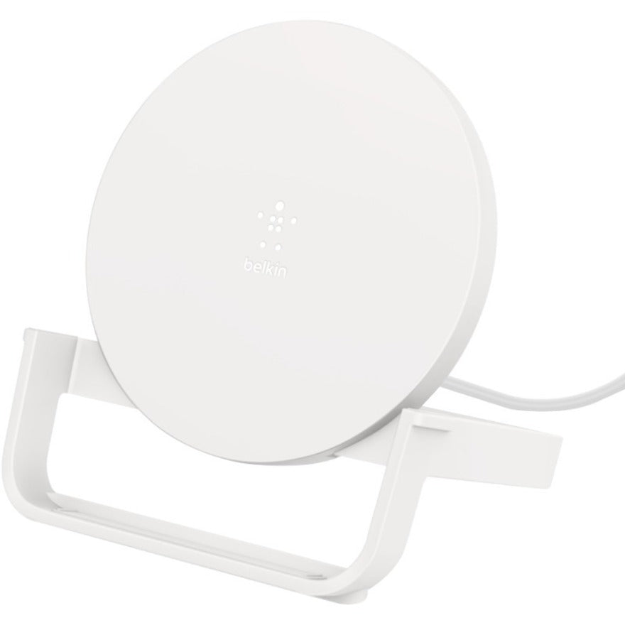 Belkin BOOST&uarr;CHARGE Wireless Charging Stand 10W - 5 V DC Input - Input connectors: USB - WIB001TTWH - eCommerce Business Prime