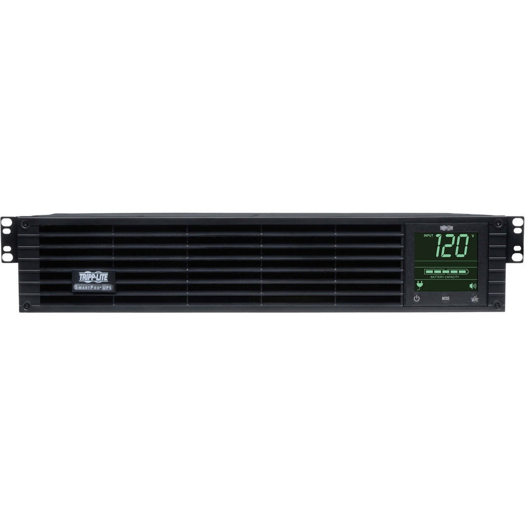 Tripp Lite UPS Smart 1000VA 800W LCD USB DB9 with Pre-installed WEBCARLX Network Card - 2U Rack-mountable - AVR - 4 Hour Recharge - 5.30 Minute Stand-by - 120 V AC Input - 110 V AC, 115 V AC, 120 V AC...  - SMART1000RM2UN - eCommerce Business Prime