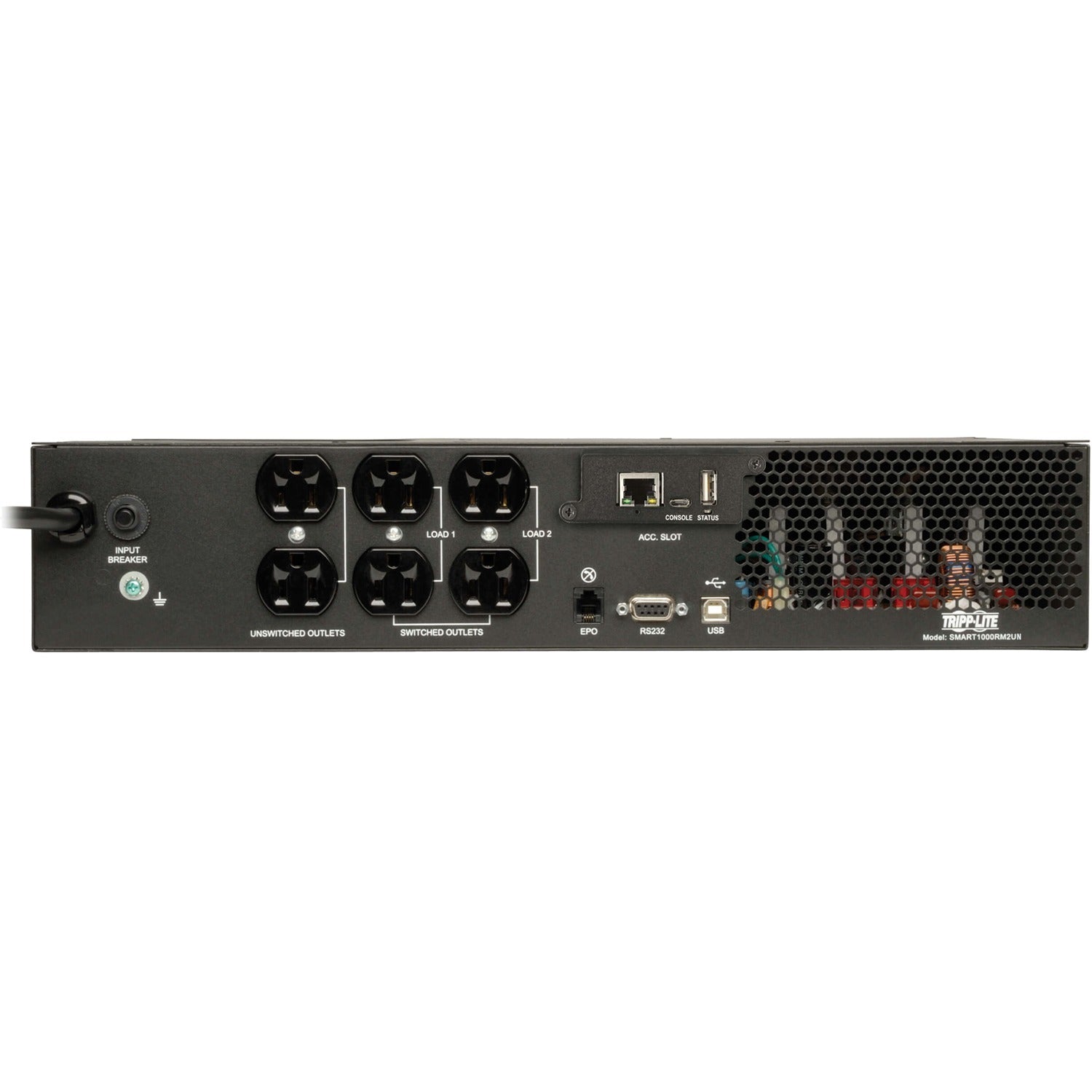 Tripp Lite UPS Smart 1000VA 800W LCD USB DB9 with Pre-installed WEBCARLX Network Card - 2U Rack-mountable - AVR - 4 Hour Recharge - 5.30 Minute Stand-by - 120 V AC Input - 110 V AC, 115 V AC, 120 V AC...  - SMART1000RM2UN - eCommerce Business Prime
