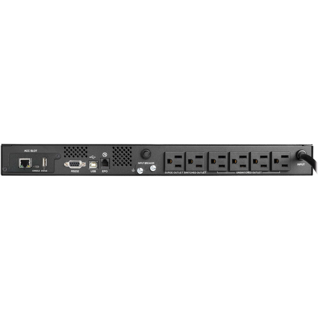 Tripp Lite UPS Smart 500VA 300W Rackmount USB DB9 WEBCARDLX 6 Outlets 1URM - 1U Rack/Tower - AVR - 14.40 Hour Recharge - 3 Minute Stand-by - 120 V AC Input - 120 V AC, 110 V AC, 115 V AC Output - 6 x ...  - SMART500RT1UN - eCommerce Business Prime