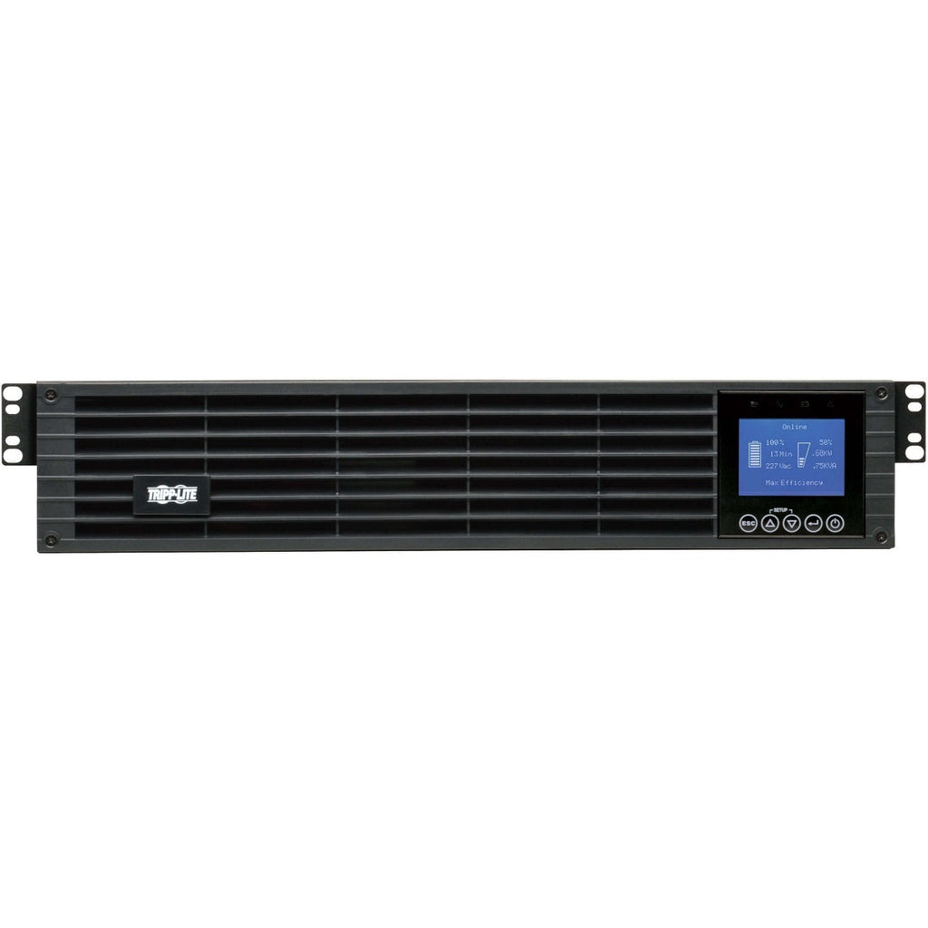 Tripp Lite UPS Smart Online 1000VA 900W 208/230V LCD USB DB9 WEBCARDLX 2URM - 2U Rack-mountable - 4.10 Hour Recharge - 4.70 Minute Stand-by - 230 V AC Input - 200 V AC, 208 V AC, 220 V AC, 230 V AC, 2...  - SUINT1000LCD2UN - eCommerce Business Prime