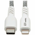 Tripp Lite USB C to Lightning Sync/Charging Cable Heavy Duty 2.0 M/M iPhone iPad 3ft - 3 ft Lightning/USB-C Data Transfer Cable for iPhone, iPad, iPod, Wall Charger, Car Charger, MacBook Pro, Notebook...  - M102-003-HD - eCommerce Business Prime