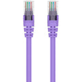 Belkin RJ45 Category 6 Snagless Patch Cable - 12 ft Category 6 Network Cable for Network Device, Notebook, Desktop Computer, Modem, Router - First End: 1 x RJ-45 Network - Male - Second End: 1 x RJ-45...  - A3L980-12-PUR-S - eCommerce Business Prime