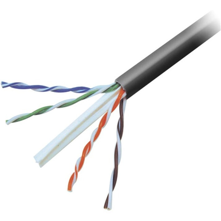 Belkin CAT6 Solid Bulk Cable, Plenum - 1000 ft Category 6 Network Cable for Network Device, ATM - First End: Bare Wire - Second End: Bare Wire - 1.2 Gbit/s - 23 AWG - Orange - TAA Compliant - A7L704-1000OR-P - eCommerce Business Prime