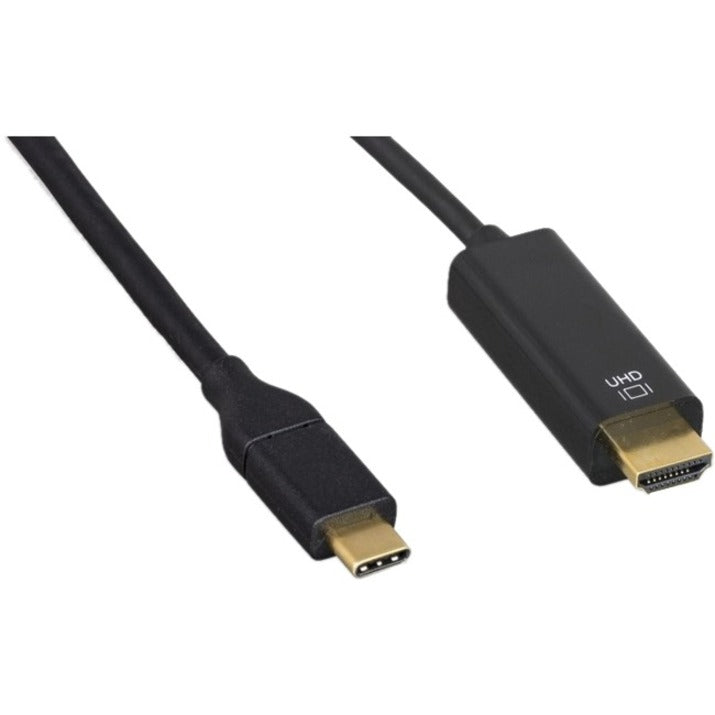 Axiom USB-C Male to HDMI Male Adapter Cable - 6ft - 6 ft HDMI/USB-C Data Transfer Cable for MacBook Pro, Chromebook, Ultrabook, Monitor, Projector, Computer - First End: USB Type C - Male - Second End...  - USBCMHDMIM06-AX - eCommerce Business Prime