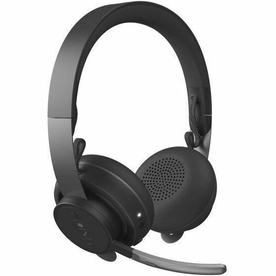 Logitech Zone Wireless Headset - Stereo - Wireless - Bluetooth - 98.4 ft - 30 Hz - 13 kHz - Over-the-head - Binaural - Circumaural - Omni-directional, MEMS Technology, Electret, Condenser, Noise Cance...  - 981-000853 - eCommerce Business Prime