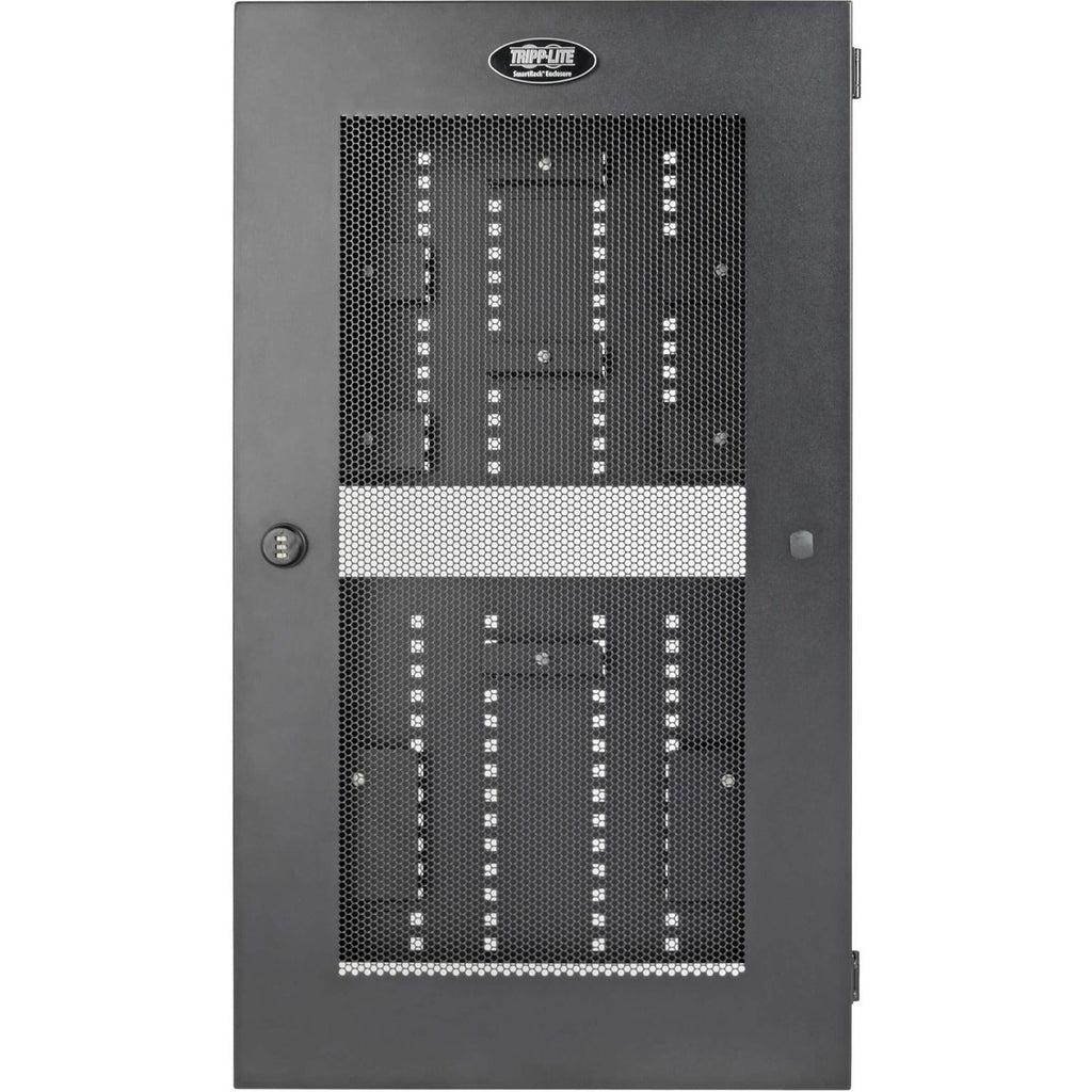 Tripp Lite Wallmount Rack Enclosure 3U Vertical Low-Profile Switch-Depth - Black Powder Coat - 3U Rack Height - Steel - SRWF6UMOD - eCommerce Business Prime