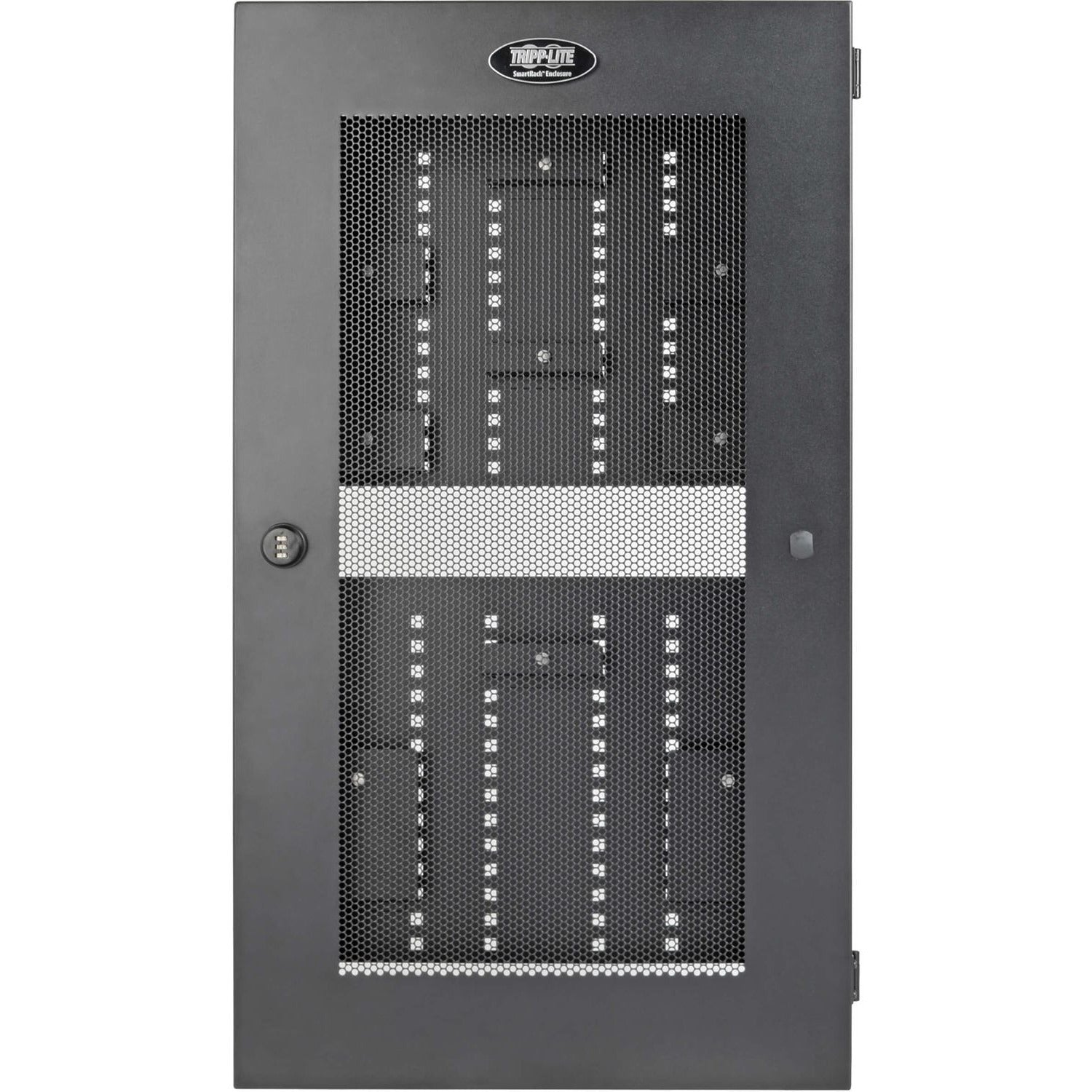 Tripp Lite Wallmount Rack Enclosure 3U Vertical Low-Profile Switch-Depth - Black Powder Coat - 3U Rack Height - Steel - SRWF6UMOD - eCommerce Business Prime