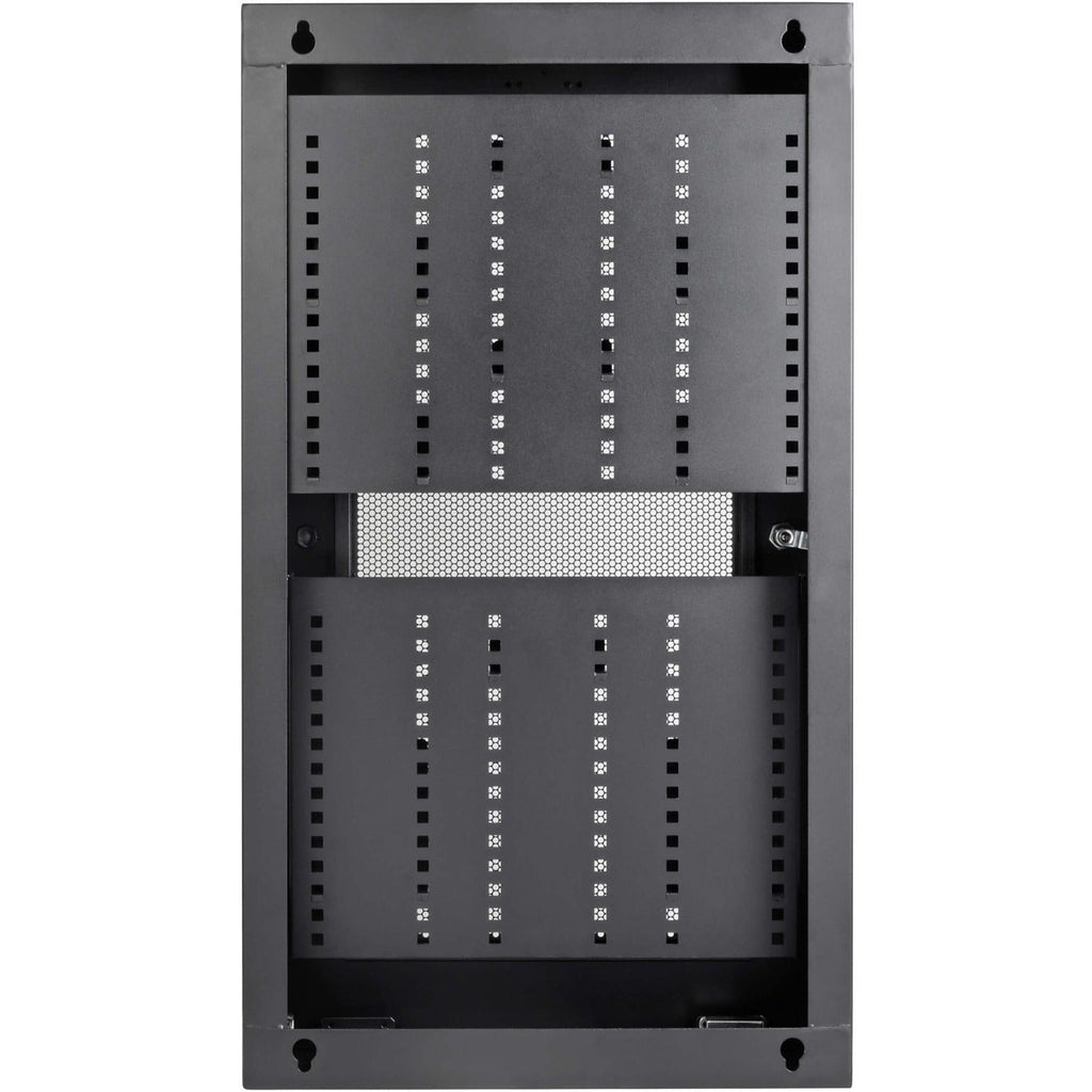 Tripp Lite Wallmount Rack Enclosure 3U Vertical Low-Profile Switch-Depth - Black Powder Coat - 3U Rack Height - Steel - SRWF6UMOD - eCommerce Business Prime