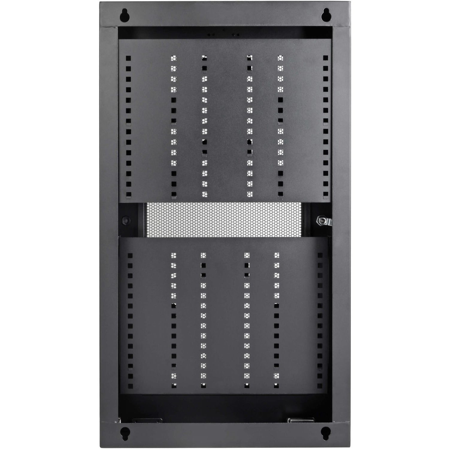 Tripp Lite Wallmount Rack Enclosure 3U Vertical Low-Profile Switch-Depth - Black Powder Coat - 3U Rack Height - Steel - SRWF6UMOD - eCommerce Business Prime