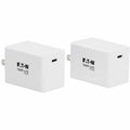 Tripp Lite USB C Wall Charger Compact 60W GaN Technology Phones Laptops - 120 V AC, 230 V AC Input - 5 V DC/3 A, 9 V DC, 15 V DC, 20 V DC Output - U280-W01-60C1-G - eCommerce Business Prime