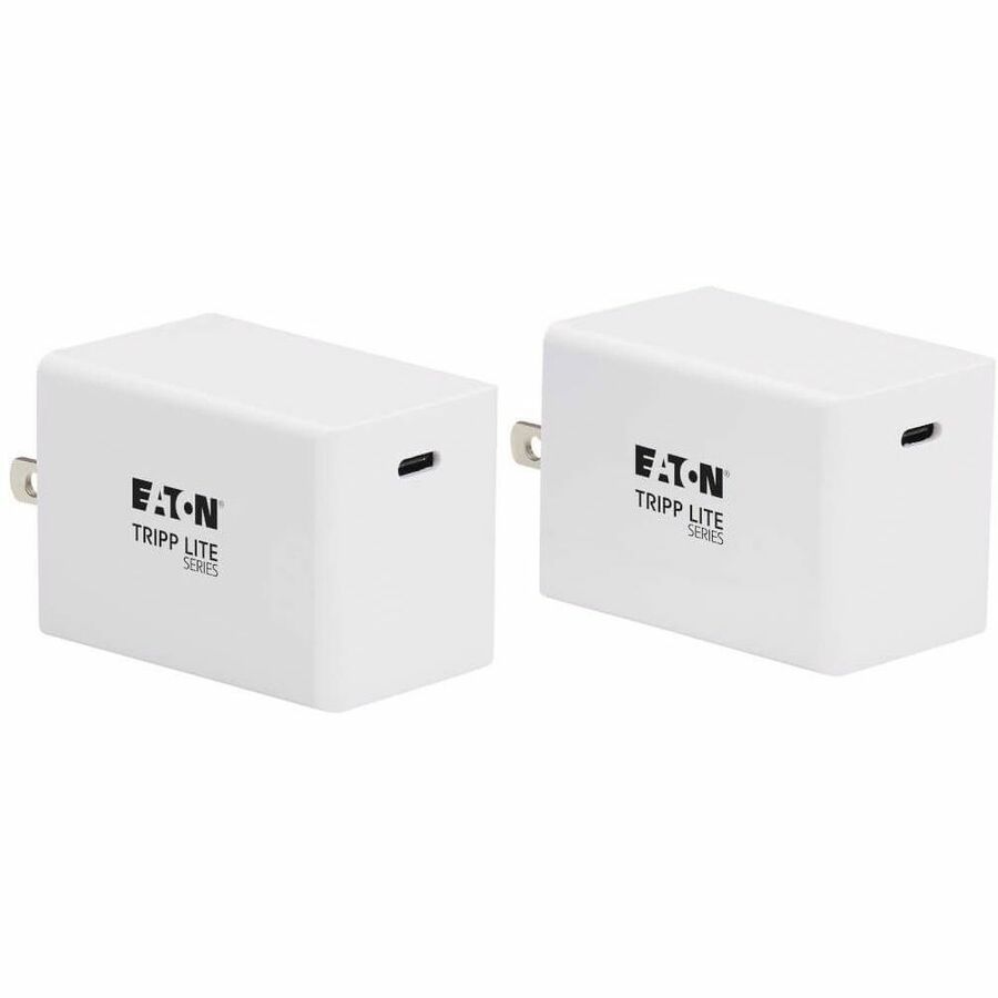 Tripp Lite USB C Wall Charger Compact 60W GaN Technology Phones Laptops - 120 V AC, 230 V AC Input - 5 V DC/3 A, 9 V DC, 15 V DC, 20 V DC Output - U280-W01-60C1-G - eCommerce Business Prime
