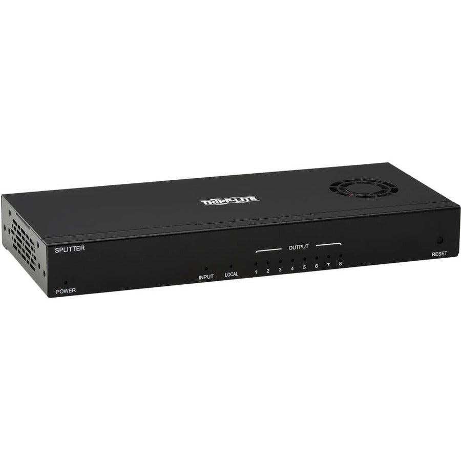 Tripp Lite HDMI Over Cat6 Extender Splitter Transmitter PoC 8-Port 4K@60Hz - 1 Input Device - 8 Output Device - 125 ft Range - 8 x Network (RJ-45) - 1 x HDMI In - 4K UHD - 3840 x 2160 - Twisted Pair -...  - B127-008-H - eCommerce Business Prime