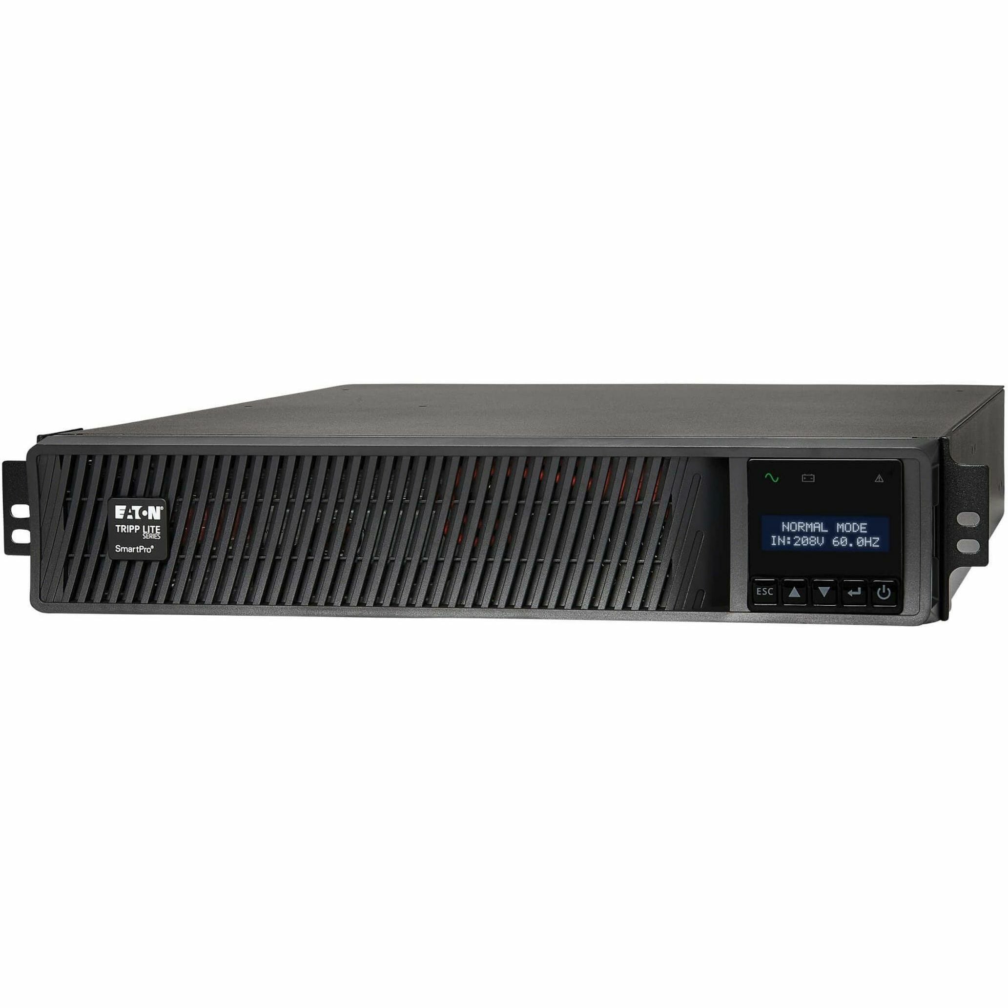 Tripp Lite UPS Smart 1500VA 1350W 230V LCD USB DB9 Ext Run WEBCARDLX 2URM - 2U Rack/Tower - AVR - 4.50 Hour Recharge - 4.90 Minute Stand-by - 230 V AC Input - 220 V AC, 230 V AC, 240 V AC Output - 8 x...  - SMX1500XLRT2UN - eCommerce Business Prime